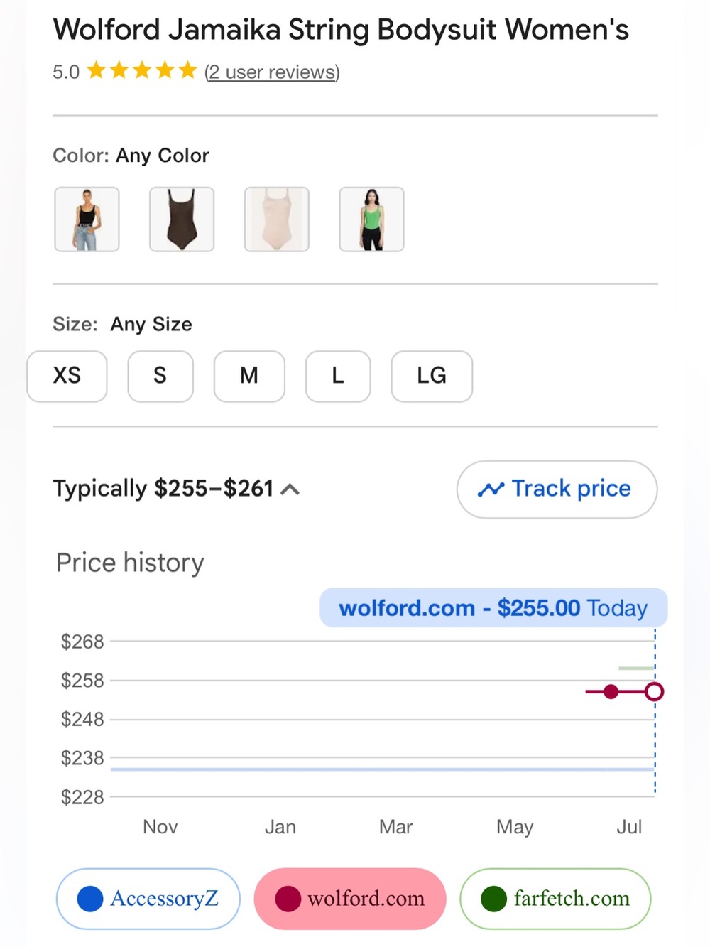 NWTs Wolford Jamaika String Bodysuit Women's Sz. S - Picture 14 of 14